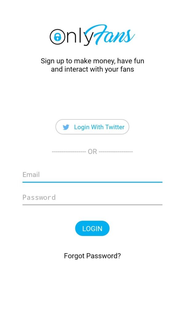Log in to OnlyFans Account Using Username and Password
